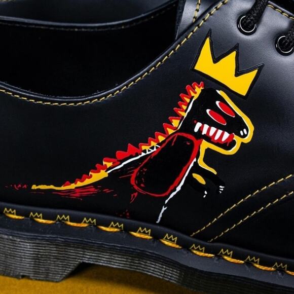 Dr. Martens 1461 Basquiat Jean-Michel Pez Dinosaur Oxford Derby Shoes EU 37 - Picture 14 of 16